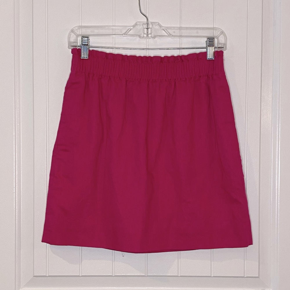 J. Crew Pull-on Skirt | Size 2 | Cotton & Linen Blend